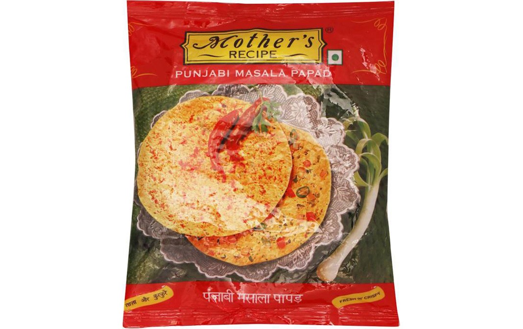 Mother's Recipe Punjabi Masala Papad    Pack  200 grams